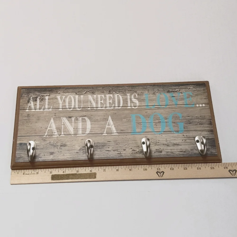 Key/coat hooks wall decor.